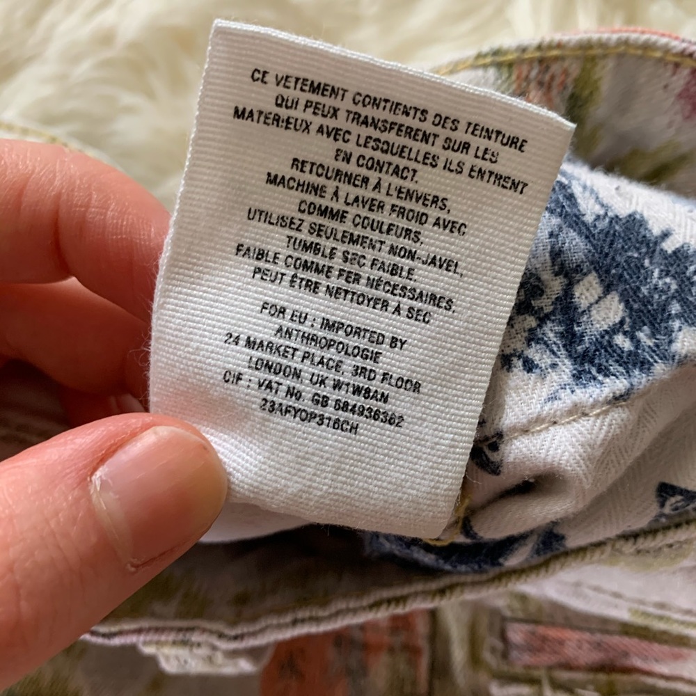 Pilcro and the Letterpress • fit stet floral jeans - Picture 5 of 8